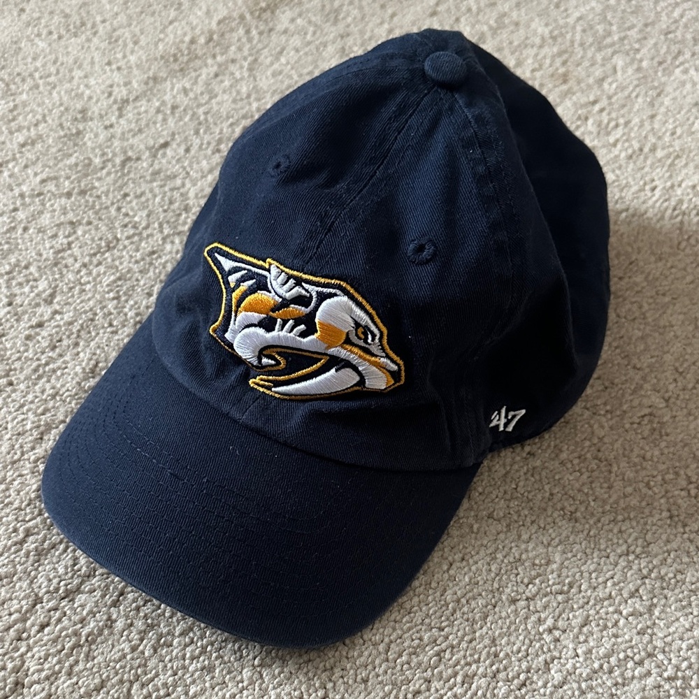 Navy Blue 47 Brand Cap Predators